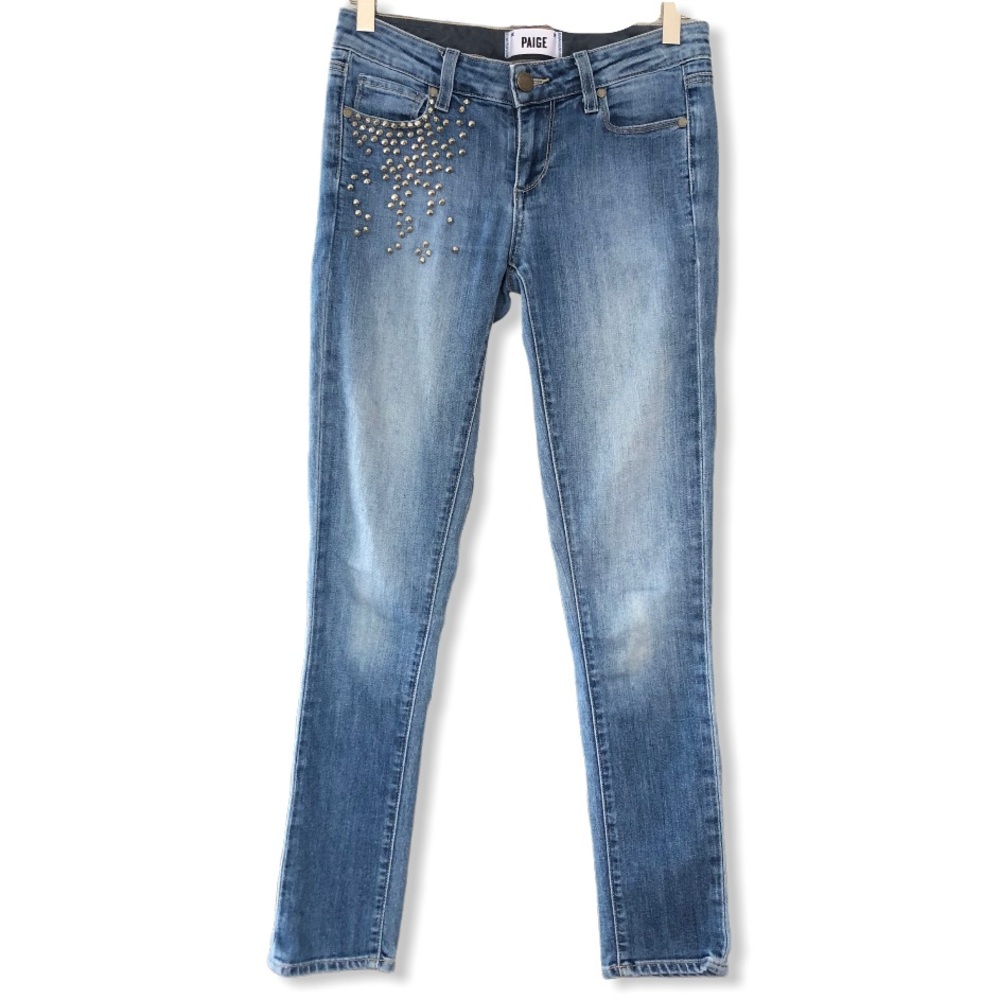 PAIGE Skyline Ankle Peg Skinny Jeans Sz 25
